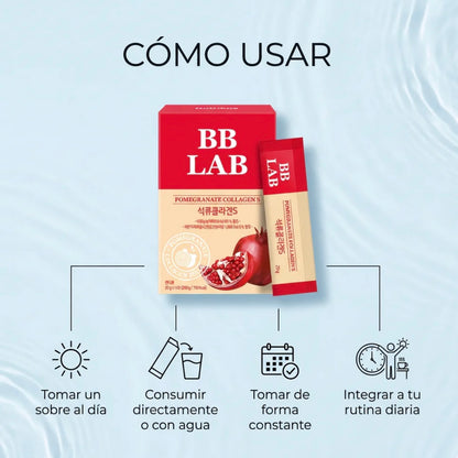 BB LAB Pomegranate Colágeno Marino con Granada (14 Sticks)