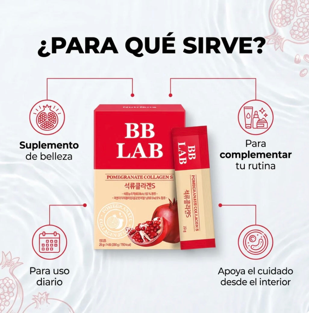 BB LAB Pomegranate Colágeno Marino con Granada (14 Sticks)