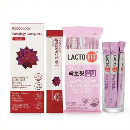 Duo Intestino & Silueta Pack (Jelly Foodology + Lacto Fit Slim)