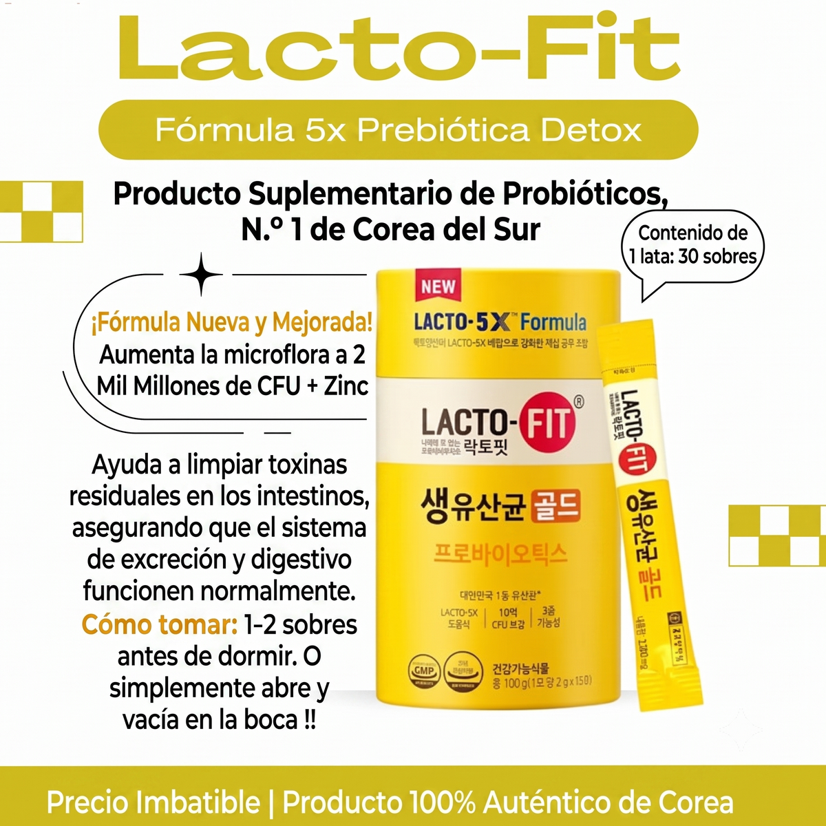 LACTO-FIT™ Gold Original 🇰🇷✨ (Corea)