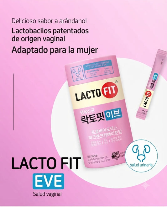 LACTO-FIT Eve 🇰🇷✨: Probiótico coreano Bienestar intimo