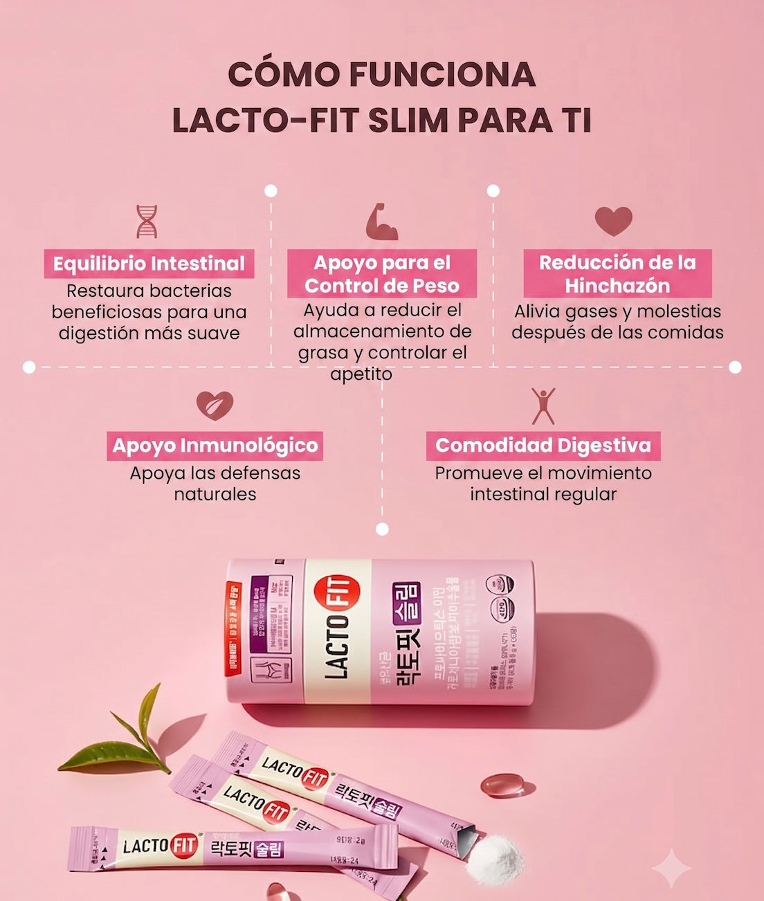 LACTO-FIT Slim Probiótico Coreano 🇰🇷✨: Bienestar y la Silueta Ideal